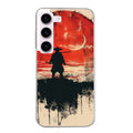 Coque taperso pour galaxy S21 et PLUS ULTRA FE avec motif samourai rouge protection antichoc personnalisée