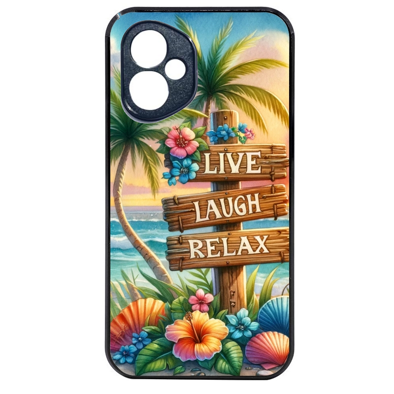Coque noire taperso pour Honor 400 et Lite Pro Smart avec motif tropical vacances protection antichoc personnalisée