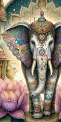 Eléphant lotus