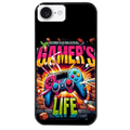 Coque noire taperso pour Iphone 17 17E AIR MAX PRO avec motif gamer life protection antichoc personnalisée