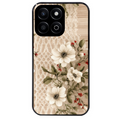 Coque noire taperso pour Honor 70 LITE 90 et LITE avec motif bois et dentelle 2 protection antichoc personnalisée