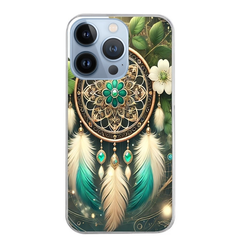 Coque taperso pour Iphone 11 et PRO PRO MAX avec motif dreamcatcher talisman protection antichoc personnalisée