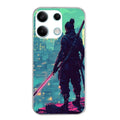 Coque taperso pour POCO X6 5G avec motif samourai new york protection antichoc personnalisée