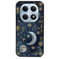 Coque noire taperso pour POCO M8 5G et PRO 5G avec motif lune et etoile protection antichoc personnalisée