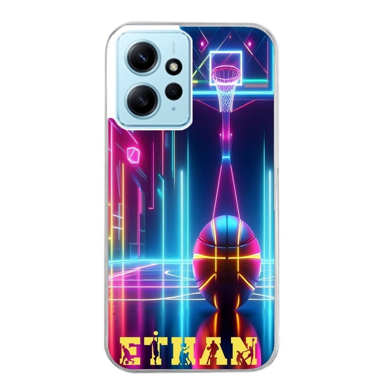Coque taperso pour POCO X5 5G avec motif basket electro personnalisee protection antichoc personnalisée