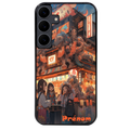 Coque noire taperso pour galaxy A06 A16 A26 A36 A56 avec motif anime street japan personnalise protection antichoc personnalisée