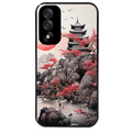 Coque noire taperso pour OnePlus Nord 5 avec motif japan et temple protection antichoc personnalisée