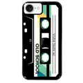 Coque noire taperso pour Iphone 17 17E AIR MAX PRO personnalisable avec motif cassette vintage protection antichoc personnalisée