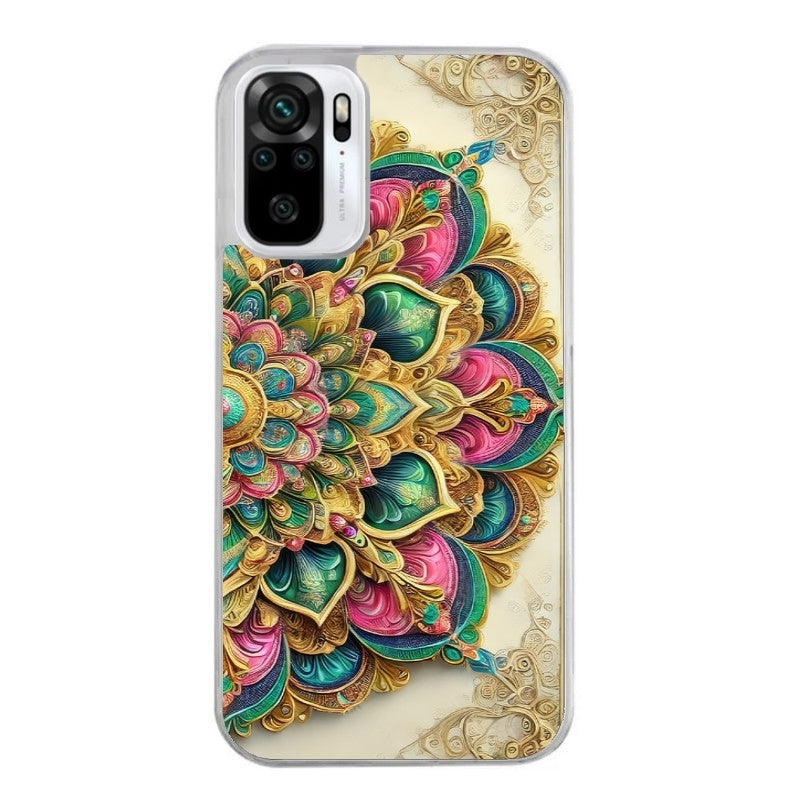 Coque taperso pour Redmi Note 10 4G 5G PRO 10S avec motif mandala 3 protection antichoc personnalisée