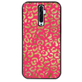Coque noire taperso pour OPPO Reno 2 et 2Z avec motif leopard fuschia protection antichoc personnalisée