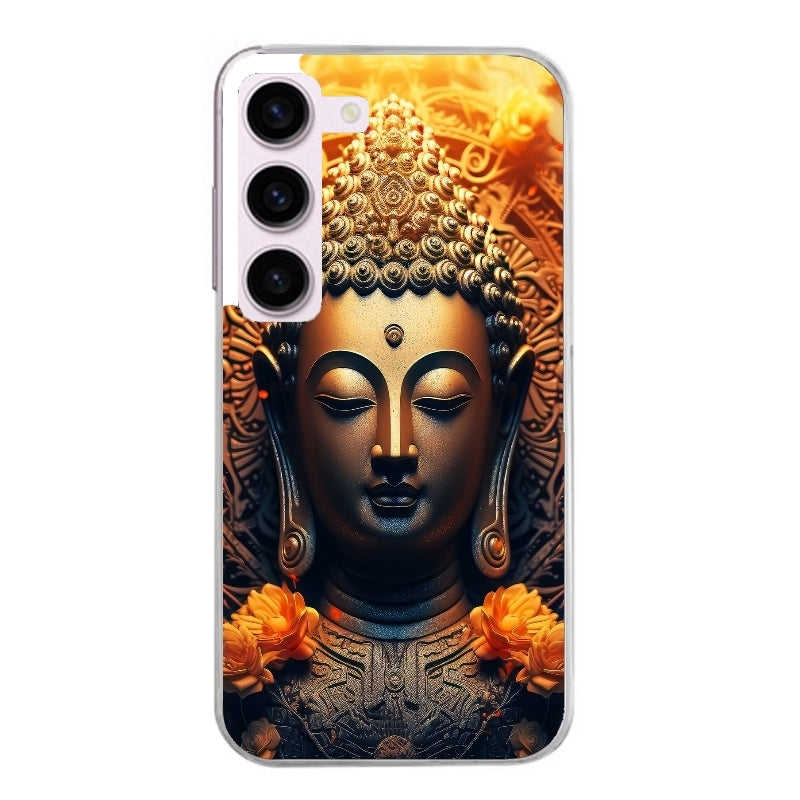 Coque taperso pour Galaxy A13 4G et 5G A23 A53 avec motif bouddha et fleur protection antichoc personnalisée
