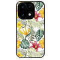 Coque noire taperso pour OnePlus 15 avec motif jungle et fleur hibiscus protection antichoc personnalisée