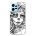 Coque taperso pour Redmi Note 12 4G 5G PRO 4G avec motif mort calavera tatoo protection antichoc personnalisée