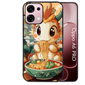 Coque noire taperso pour OPPO A6 PRO 4G et 5G avec motif dragon ramen 3 protection antichoc personnalisée