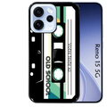 Coque noire taperso pour OPPO Reno 15 et F FS 5G personnalisable avec motif cassette vintage protection antichoc personnalisée