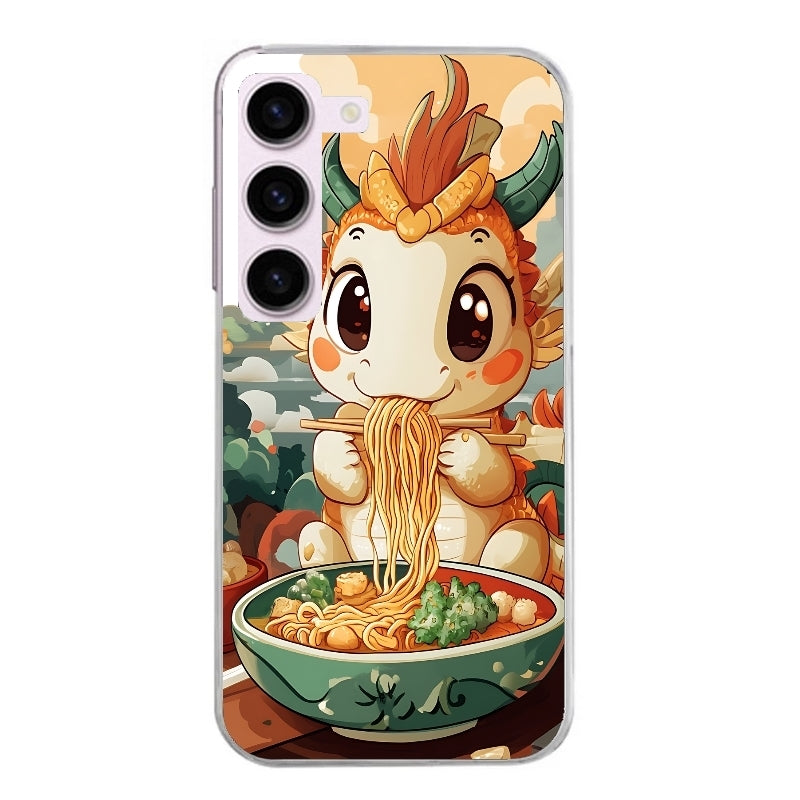 Coque taperso pour Galaxy A13 4G et 5G A23 A53 avec motif dragon ramen 3 protection antichoc personnalisée