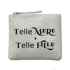 Chaussettes paillettes doré motif maman fille