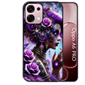 Coque noire taperso pour OPPO A6 PRO 4G et 5G avec motif fee style steampunk protection antichoc personnalisée