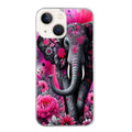 Coque taperso pour Iphone 11 et PRO PRO MAX avec motif elephant et fleurs protection antichoc personnalisée