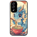 Coque noire taperso pour OnePlus Nord 5 avec motif dragon ramen 2 protection antichoc personnalisée