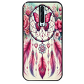 Coque noire taperso pour OPPO Reno 2 et 2Z avec motif dreamcatcher et papillon protection antichoc personnalisée