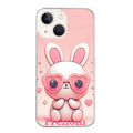Coque taperso pour Iphone 11 et PRO PRO MAX avec motif lapin lunettes personnalisee protection antichoc personnalisée