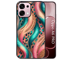 Coque noire taperso pour OPPO A6 PRO 4G et 5G avec motif effet fourrure leopard 2 protection antichoc personnalisée
