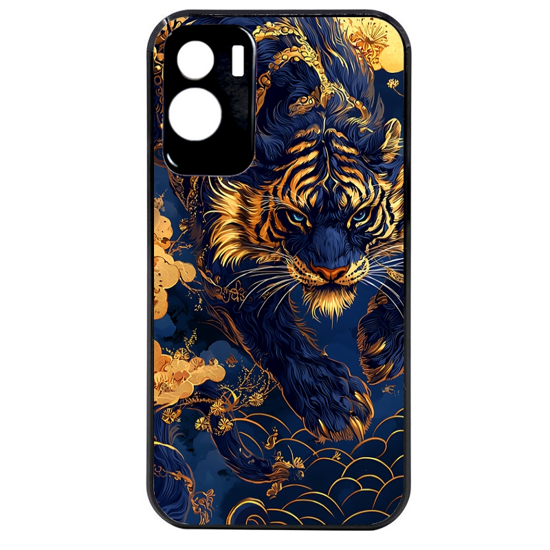 Coque noire taperso pour Honor 70 LITE 90 et LITE avec motif tigre et fleur protection antichoc personnalisée