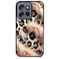 Coque noire taperso pour Moto Edge 60 et Neo Fusion Pro avec motif effet fourrure leopard 1 protection antichoc personnalisée