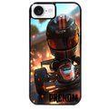 Coque noire taperso pour Iphone 17 17E AIR MAX PRO avec motif karting f1 personnalisee protection antichoc personnalisée