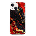 Coque taperso pour Iphone 14 et PRO PLUS PRO MAX avec motif marbre rouge protection antichoc personnalisée