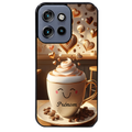 Coque noire taperso pour Moto Edge 60 et Neo Fusion Pro avec motif cafe love morning personnalise protection antichoc personnalisée