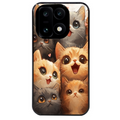 Coque noire taperso pour OnePlus 15 avec motif chat smile protection antichoc personnalisée