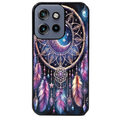 Coque noire taperso pour Moto Edge 60 et Neo Fusion Pro avec motif dreamcatcher et lune protection antichoc personnalisée