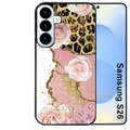 Coque noire taperso pour galaxy S26 et PLUS ULTRA FE avec motif marbre fleur leopard protection antichoc personnalisée