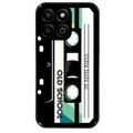 Coque noire taperso pour Honor X6 4G personnalisable avec motif cassette vintage protection antichoc personnalisée