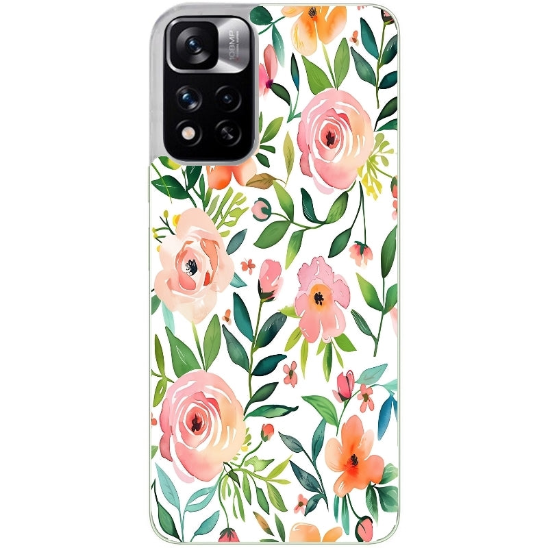 Coque taperso pour Redmi Note 12 4G 5G PRO 4G avec motif fleur des champs protection antichoc personnalisée