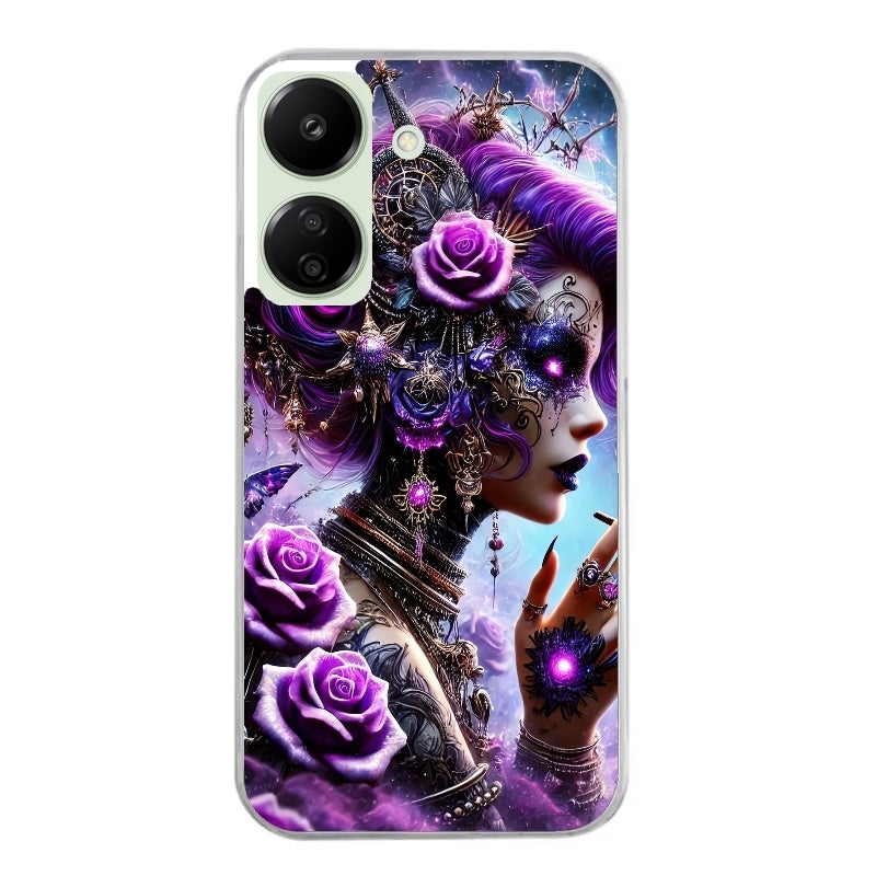 Coque taperso pour POCO C65 4G avec motif fee style steampunk protection antichoc personnalisée