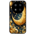 Coque noire taperso pour Magic 7 LITE et PRO avec motif lune astre protection antichoc personnalisée