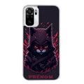 Coque taperso pour Redmi Note 10 4G 5G PRO 10S avec motif chat samourai personnalise protection antichoc personnalisée