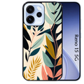 Coque noire taperso pour OPPO Reno 15 et F FS 5G avec motif vintage et fleur protection antichoc personnalisée