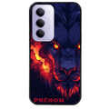 Coque noire taperso pour Redmi 15 4G et 5G avec motif lion anime protection antichoc personnalisée