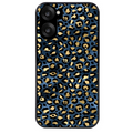 Coque noire taperso pour OnePlus Nord CE5 avec motif leopard bleu protection antichoc personnalisée
