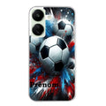 Coque taperso pour POCO C65 4G avec motif foot etoile personnalisee protection antichoc personnalisée
