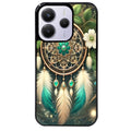 Coque noire taperso pour Redmi Note 14 et PRO PLUS 4G 5G avec motif dreamcatcher talisman protection antichoc personnalisée