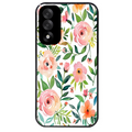 Coque noire taperso pour OnePlus Nord 5 avec motif fleur des champs protection antichoc personnalisée