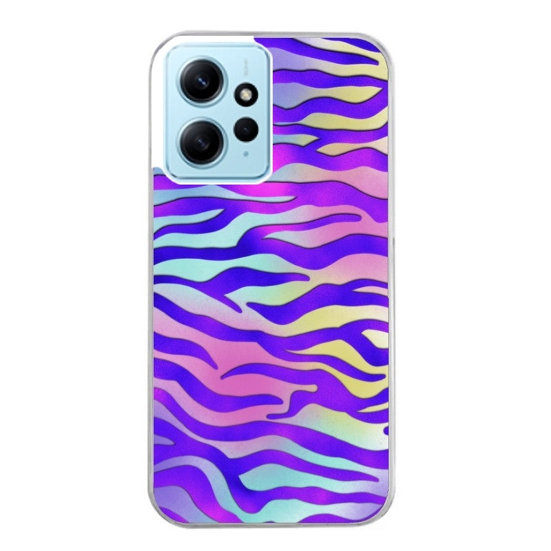 Coque taperso pour Redmi Note 12 4G 5G PRO 4G avec motif zebre color protection antichoc personnalisée