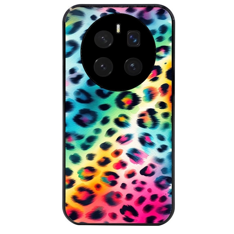 Coque noire taperso pour Magic 7 LITE et PRO avec motif leopard arc protection antichoc personnalisée