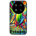 Coque noire taperso pour Magic 7 LITE et PRO avec motif tennis color personnalisee protection antichoc personnalisée