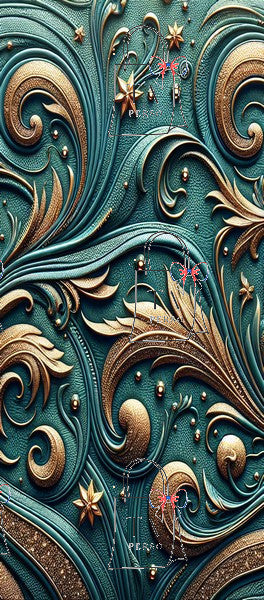 Cuir turquoise